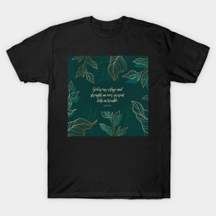 Psalm 46:1, God is our Refuge - Bible Quote T-Shirt